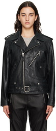 rag & bone Black Dallas Leather Jacket
