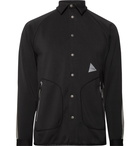 And Wander - Tape-Trimmed Neoprene Shirt - Men - Black