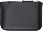 Comme des Garçons Wallets Black Classic Print Wallet