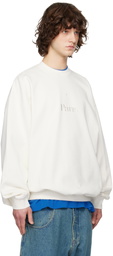 VETEMENTS Off-White 'Paris' Embroidered Sweatshirt