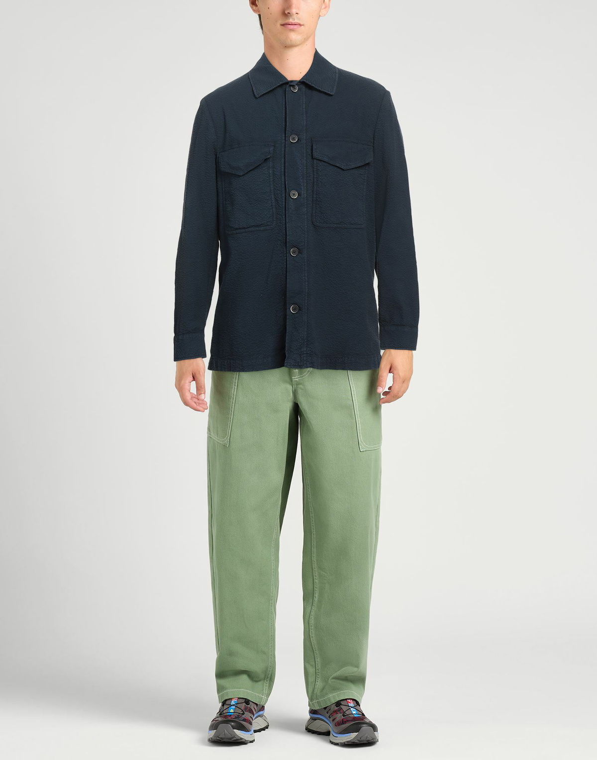 Barena Mens Shirt in Navy