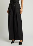 3.1 Phillip Lim Origami Wide-leg Twill Trousers Black