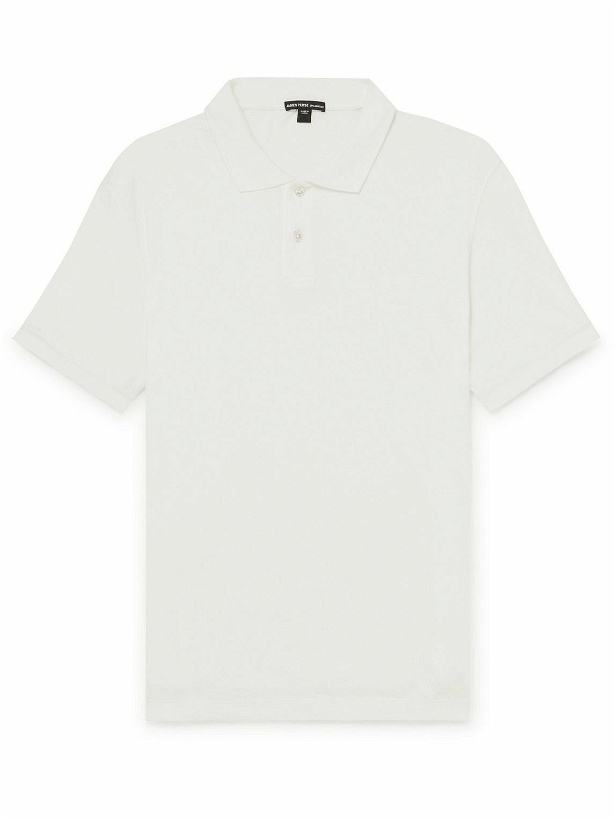 Photo: James Perse - Cotton-Jersey Polo Shirt - White