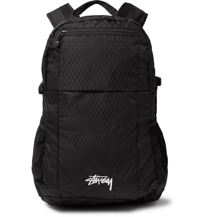 Photo: Stüssy - Nylon-Ripstop Backpack - Black