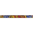 Moschino Multicolor Printed Logo Belt