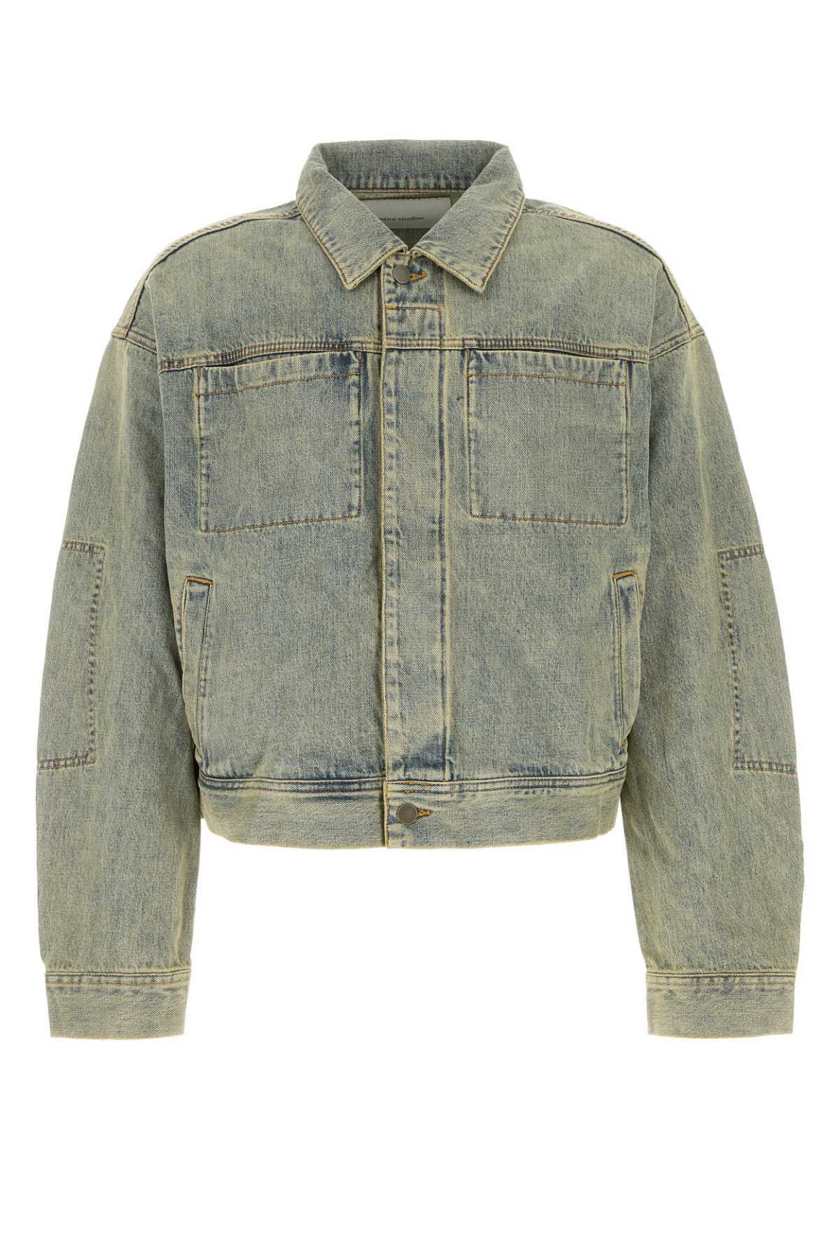 ENTIRE STUDIOS Gem Boxy Fit Denim Jacket Entire Studios