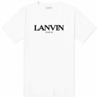 Lanvin Men's Embroidered Logo T-Shirt in White