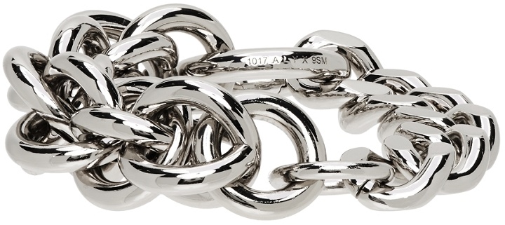 Photo: 1017 ALYX 9SM Silver Mini Chunky Chain Bracelet