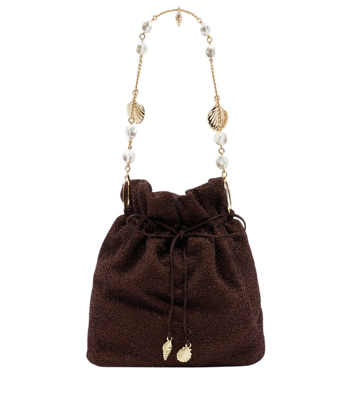 Photo: Oséree Lumière Small embellished bucket bag