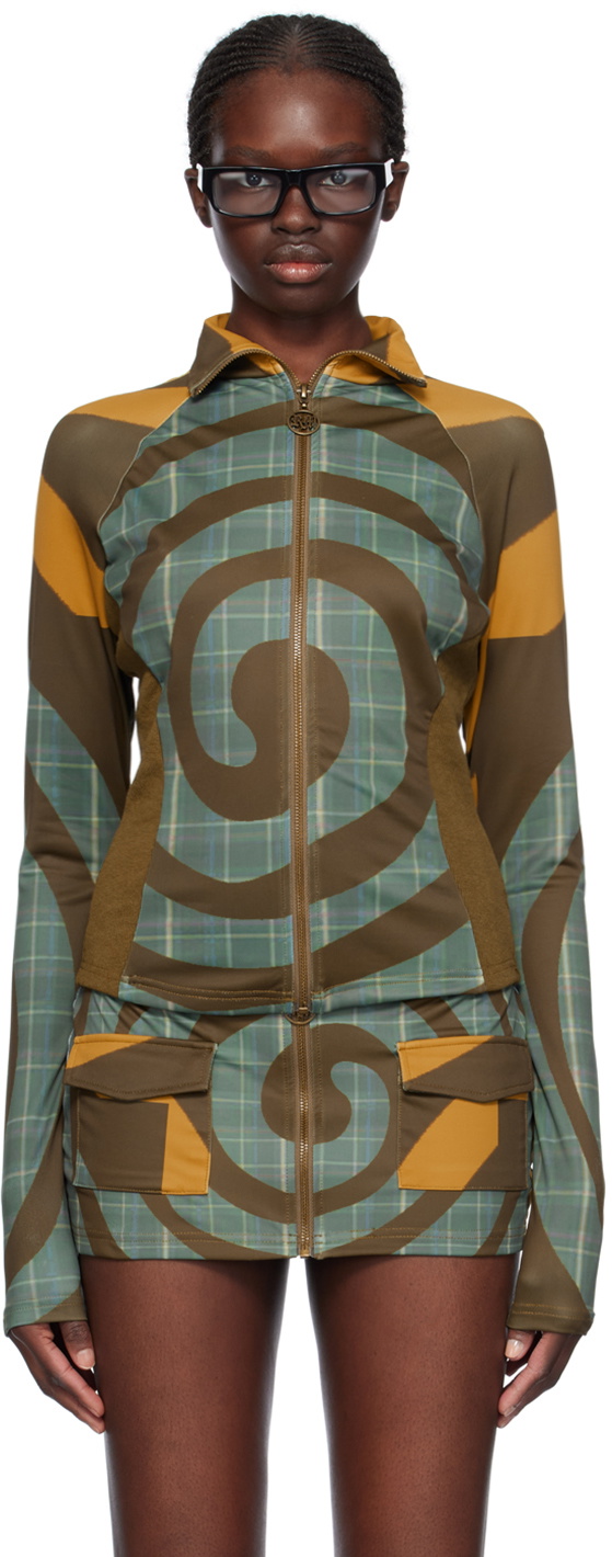 Raga Malak Multicolor Spiral Turtleneck