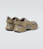 Roa Rozes suede-trimmed sneakers