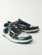 AMIRI - Skel-Top Colour-Block Leather and Suede Sneakers - Blue