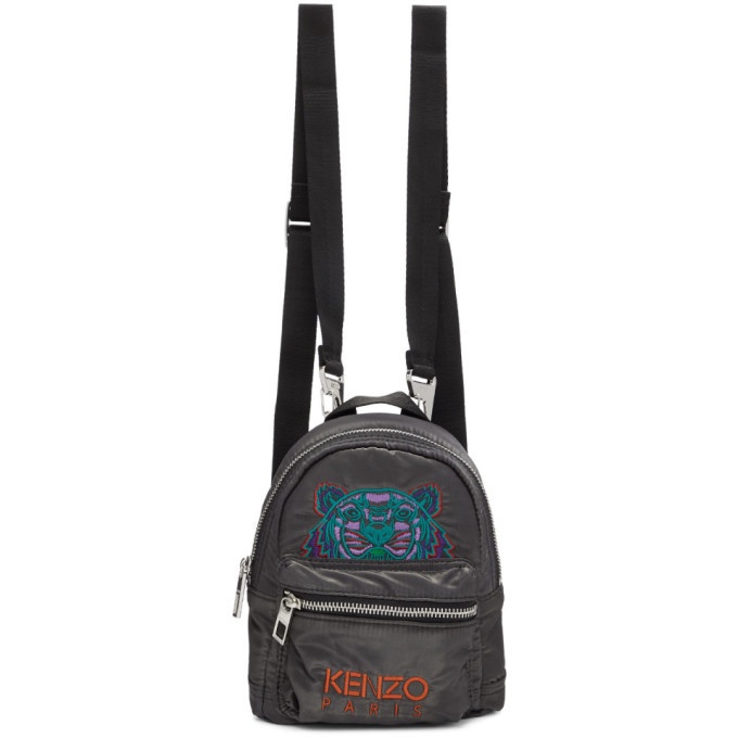 Photo: Kenzo Grey Limited Edition Holiday Mini Kampus Tiger Backpack
