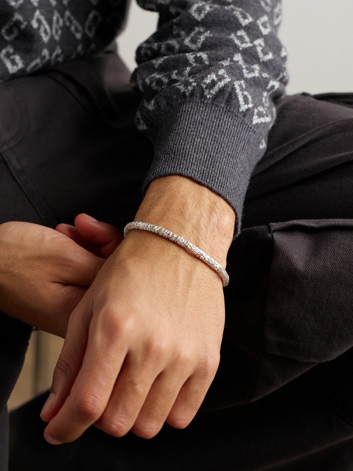 M. Cohen - Woody Sterling Silver Bracelet - Silver