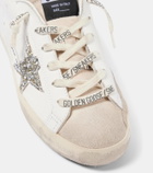 Golden Goose Super-Star embellished leather sneakers