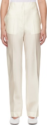 GIA STUDIOS Off-White Gala Trousers