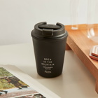 Rivers Wallmug Sleek Unplugged Double Walled Reusable Coffee in Black 300ml