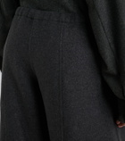 Khaite Clover wool barrel-leg pants