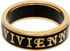 Vivienne Westwood Gold & Black Conduit Street Ring