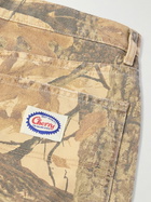 Cherry Los Angeles - Mossy Oak Straight-Leg Printed Cotton-Canvas Trousers - Brown