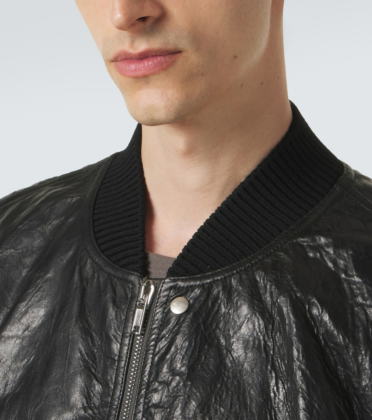 Rick Owens Secchia Flight leather bomber jacket