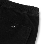 TOM FORD - Cotton-Blend Velour Sweatpants - Black