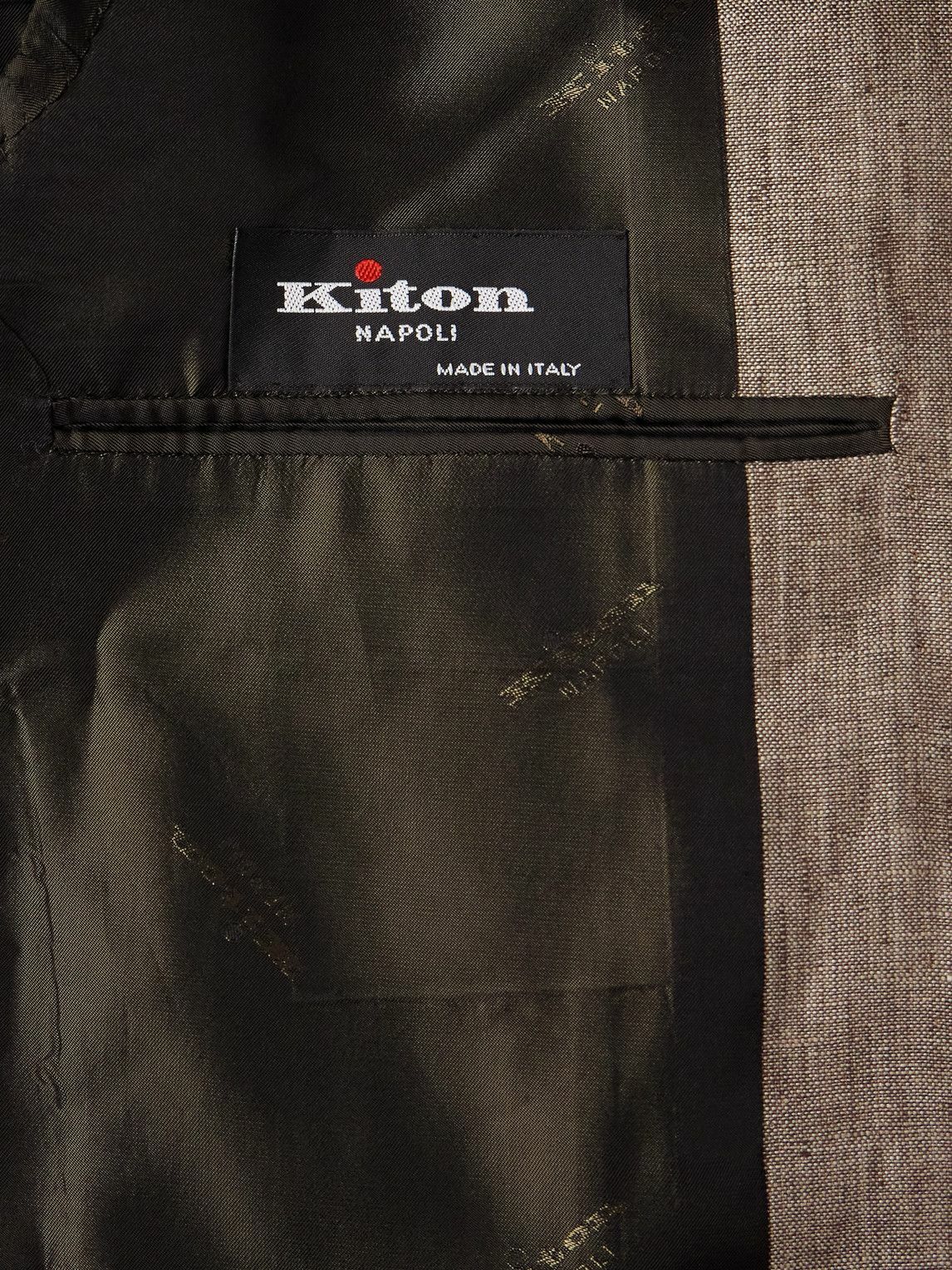 Kiton - Linen Blazer - Brown