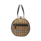 Burberry Beige Large Kennedy Duffle Bag