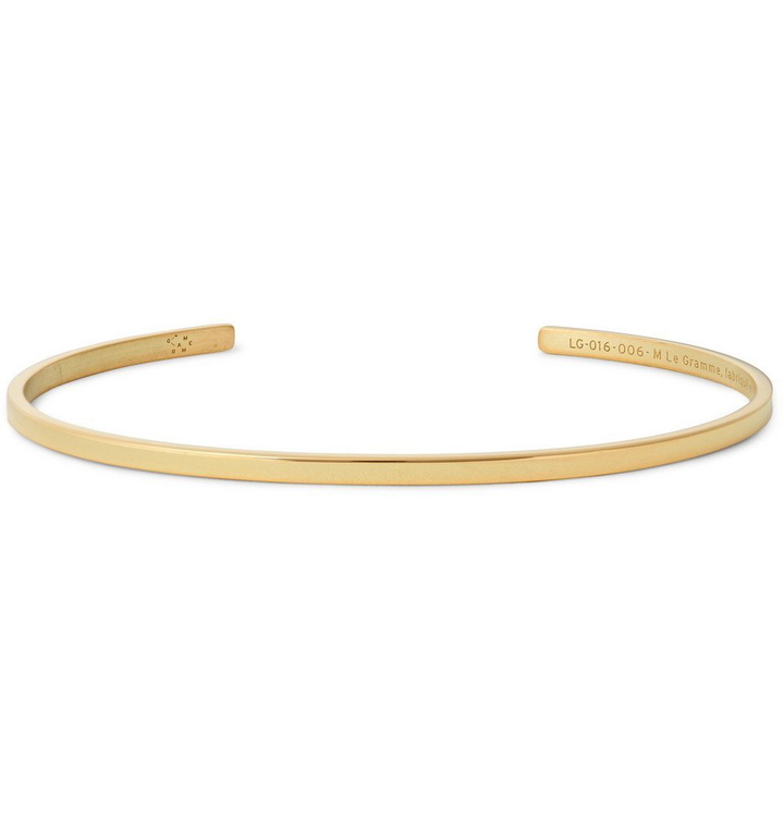 Photo: Le Gramme - Le 7 18-Karat Gold Cuff - Men - Gold