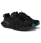 Hoka One One - Elevon 2 Rubber-Trimmed Mesh Sneakers - Black