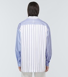 JW Anderson - Striped cotton-blend shirt