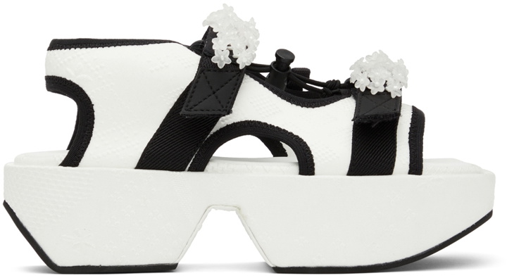 Photo: Cecilie Bahnsen White & Black May Platform Sandals