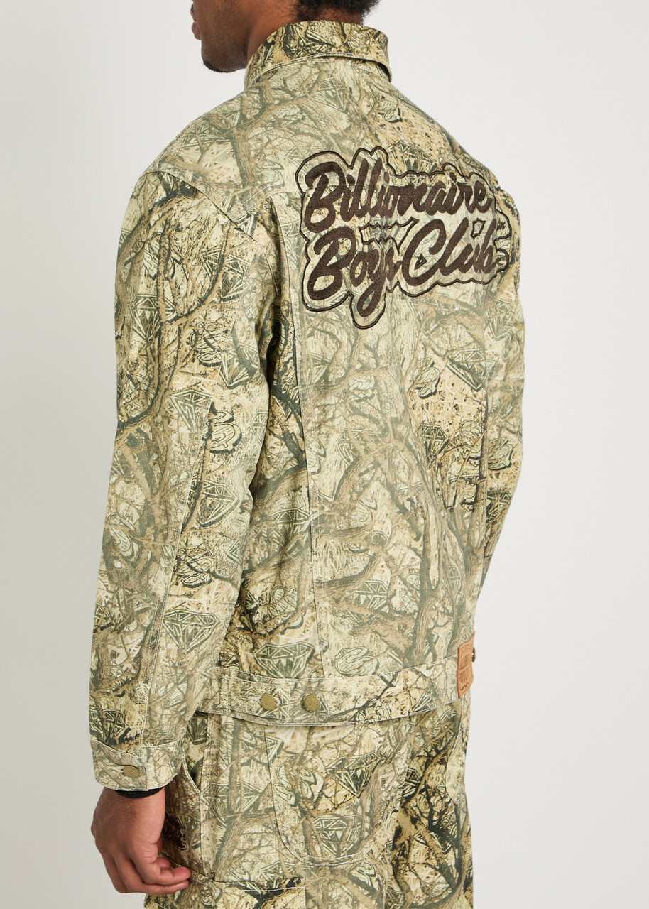 Billionaire Boys Club Camouflage Logo-embroidered Cotton Jacket Multicoloured 1