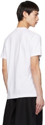 Comme des Garçons Shirt White Printed T-Shirt