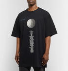 Vetements - Oversized Printed Cotton-Jersey T-Shirt - Black