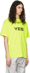 VTMNTS Yellow 'Yes/No' T-Shirt