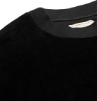 Jeanerica - Organic Cotton-Velour Sweatshirt - Black
