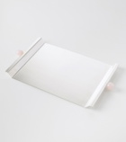 Natalia Criado Embellished silver-plated decorative tray