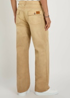 Cherry Los Angeles Western Straight-leg Cotton Trousers Tan