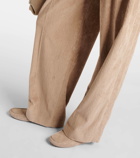 Brunello Cucinelli Cotton corduroy wide-leg pants