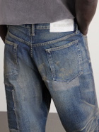 Neighborhood - Savage Distressed Wide-Leg Jeans - Blue