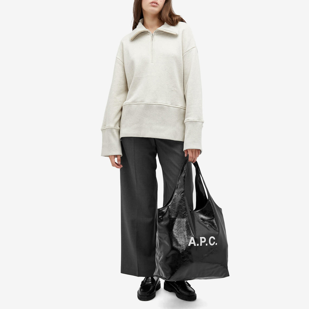 A.P.C. Women's A.P.C Ninon Tote in Lzz Black A.P.C.
