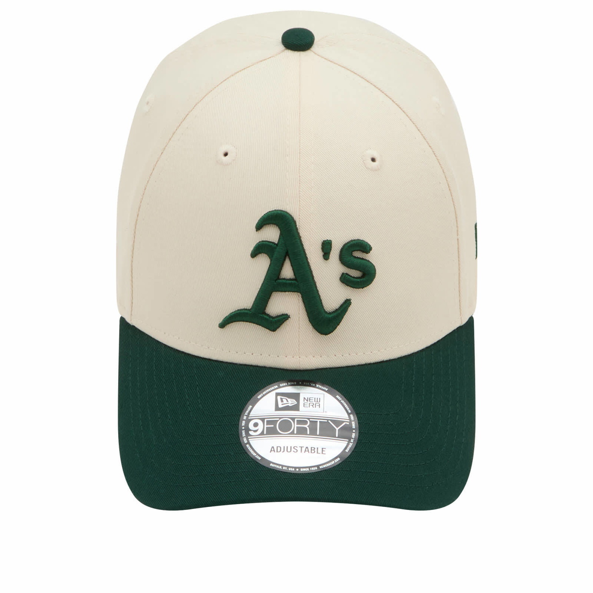 New Era Oakland Athletics 9Forty Adjustable Cap in Green 