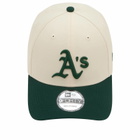New Era Oakland Athletics 9Forty Adjustable Cap in Green 