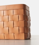 Giobagnara Mondina Small woven leather basket