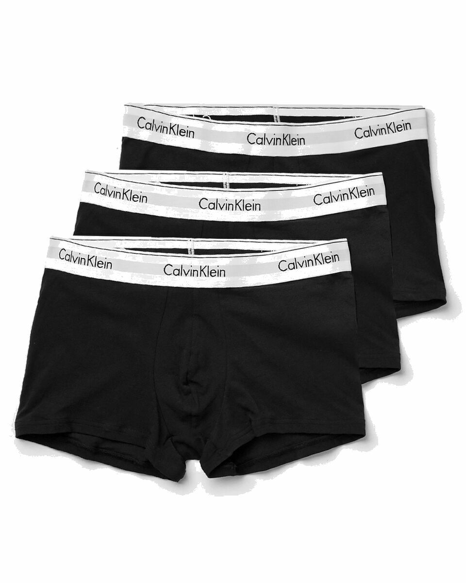 Photo: Calvin Klein Underwear Cotton Stretch Trunk 3 Pack Black - Mens - Boxers & Briefs