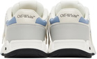 Off-White White & Blue Kick Off Sneakers