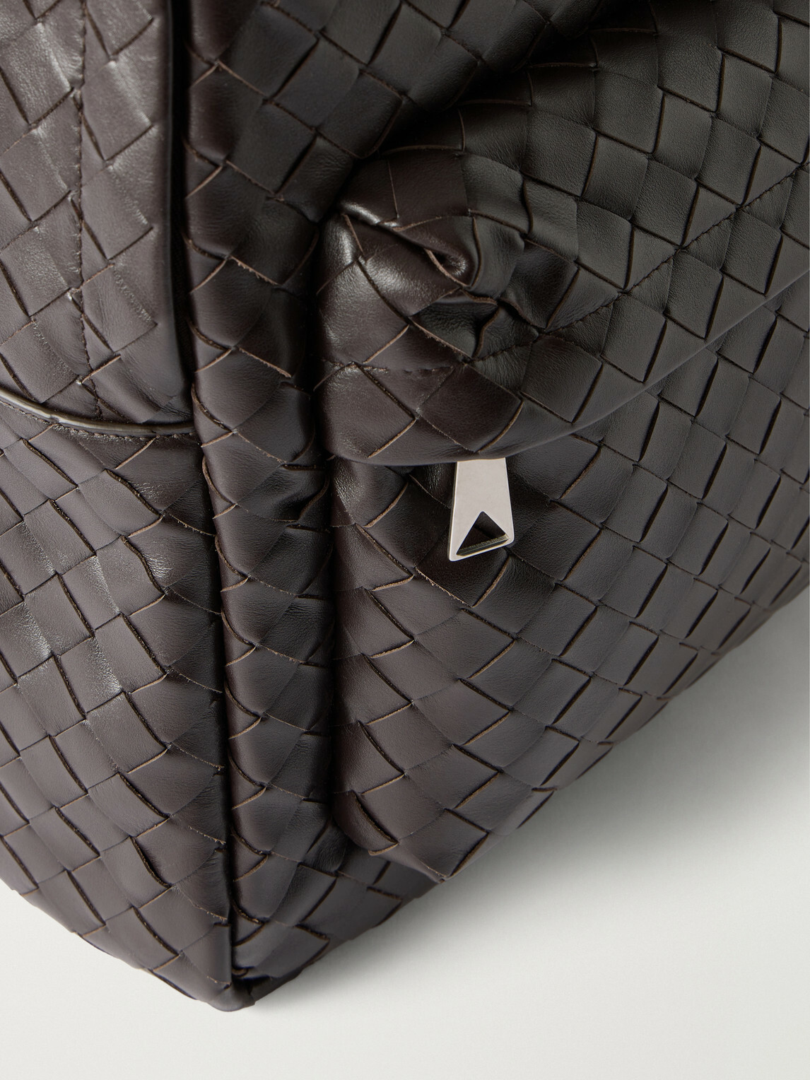 Bottega Veneta - Avenue Medium Intrecciato Leather Backpack - Brown