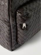 Bottega Veneta - Avenue Medium Intrecciato Leather Backpack - Brown