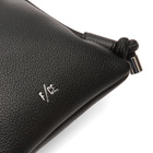 F/CE. Women's Tech Leather Map Pochette Bag in Black 